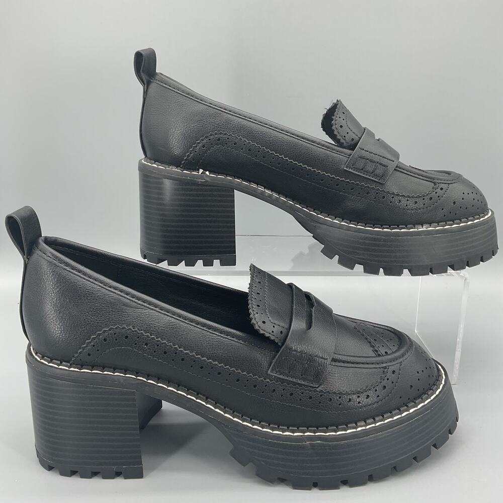 NEW MIA Women’s Deena Heeled Loafer Black Size 10
